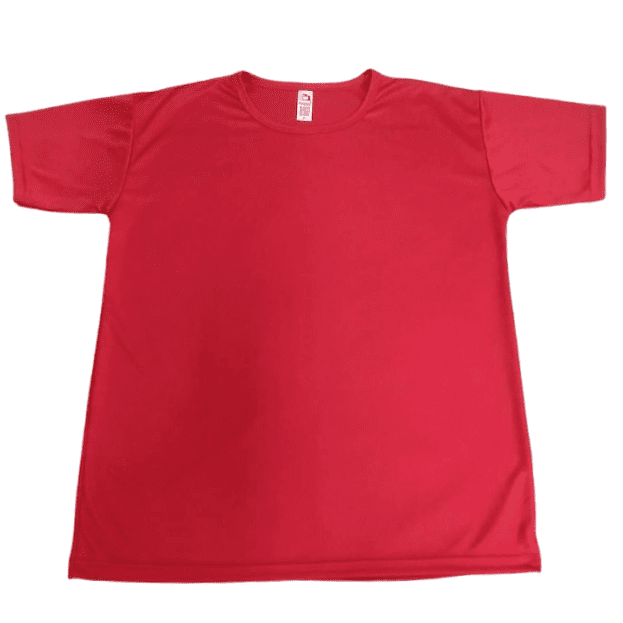 Camiseta Dry Fit Lisa Vermelha