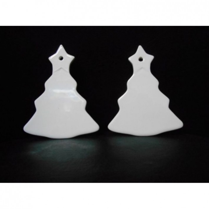 Enfeite de Natal de Cerâmica - Árvore de Natal - 1 unidade