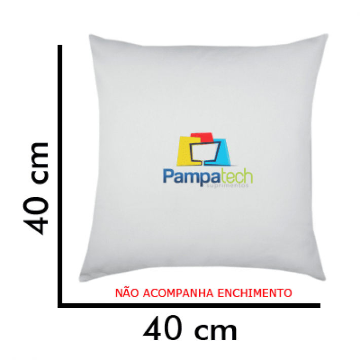 Capa para Almofada - várias cores 40X40 cm
