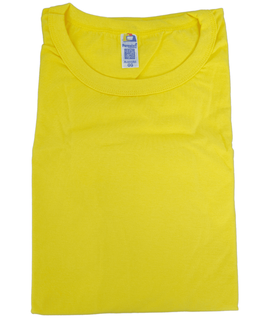 Camiseta Algodão Amarelo Canário - Alta gramatura 100%