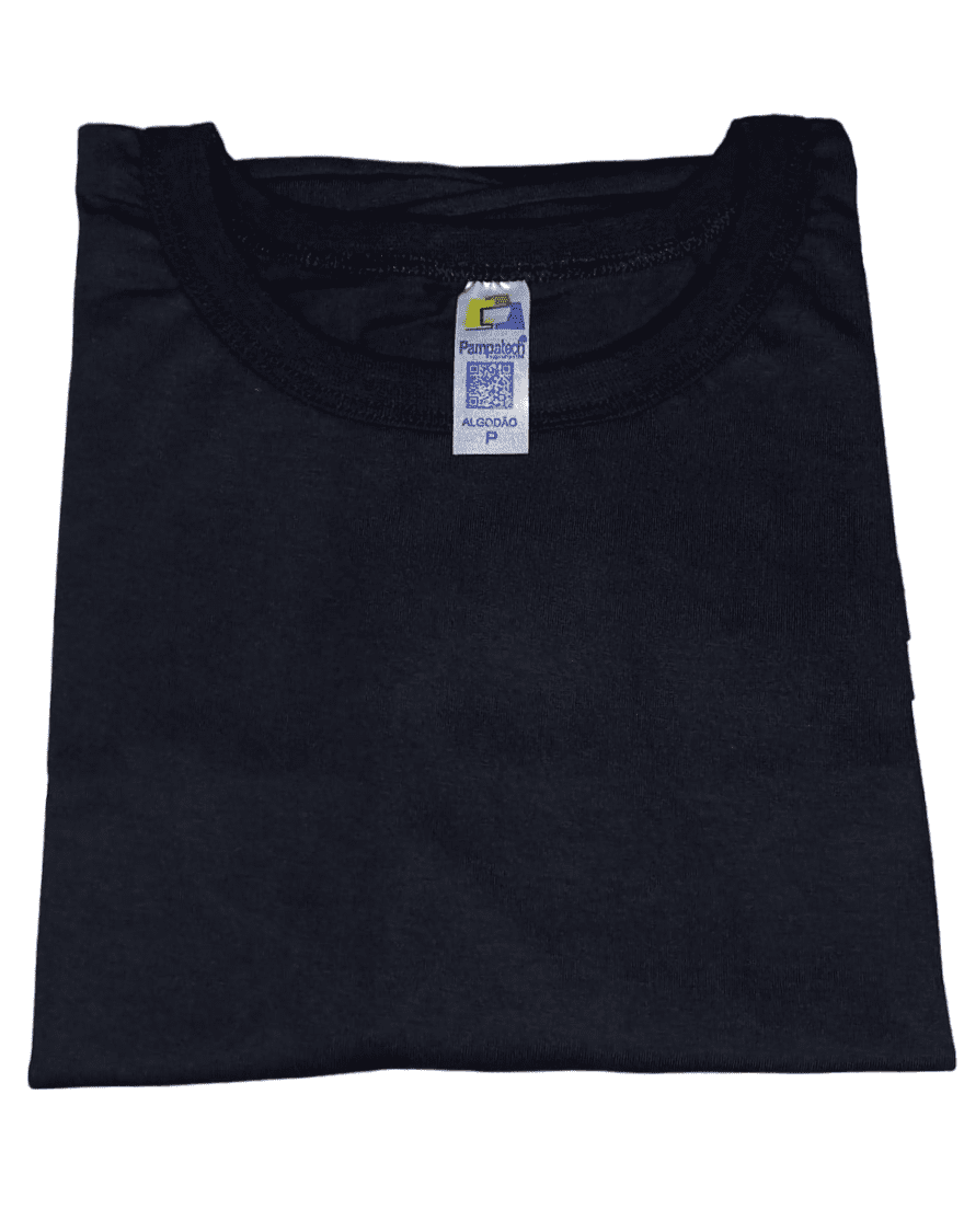 Camiseta Algodão Preta - Alta gramatura 100%