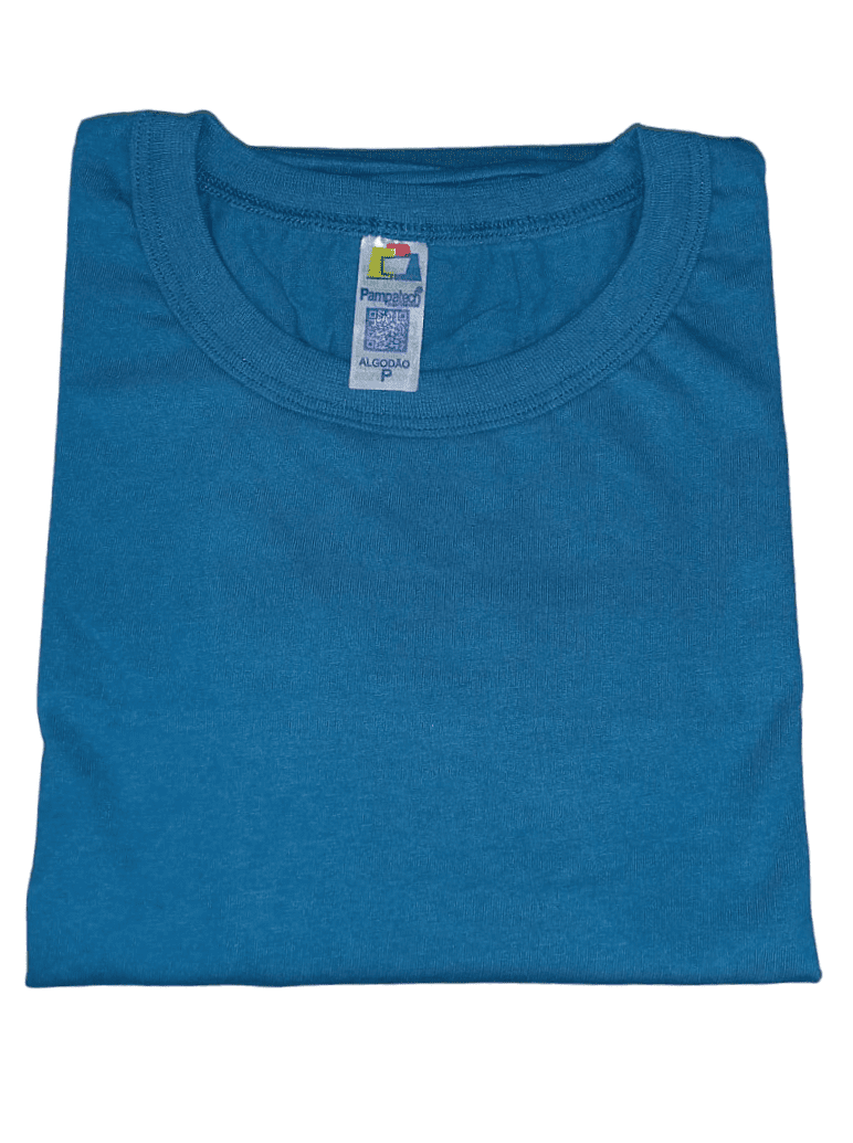 Camiseta Algodão Petróleo - Alta gramatura 100%