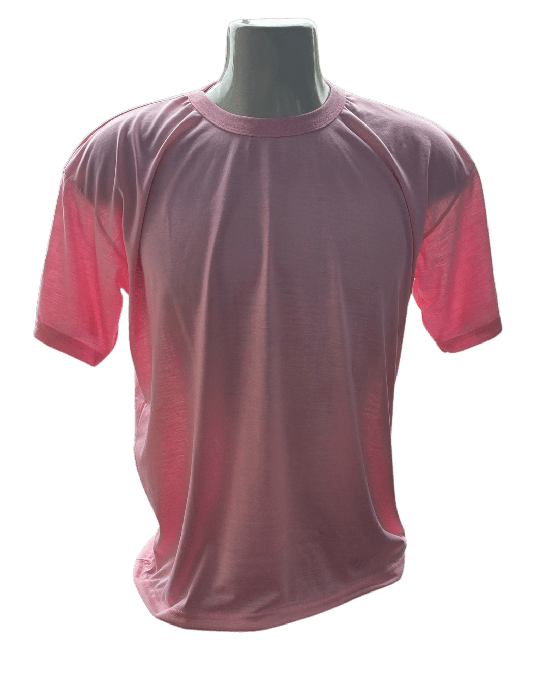 Camiseta Poliéster Rosa Chiclete