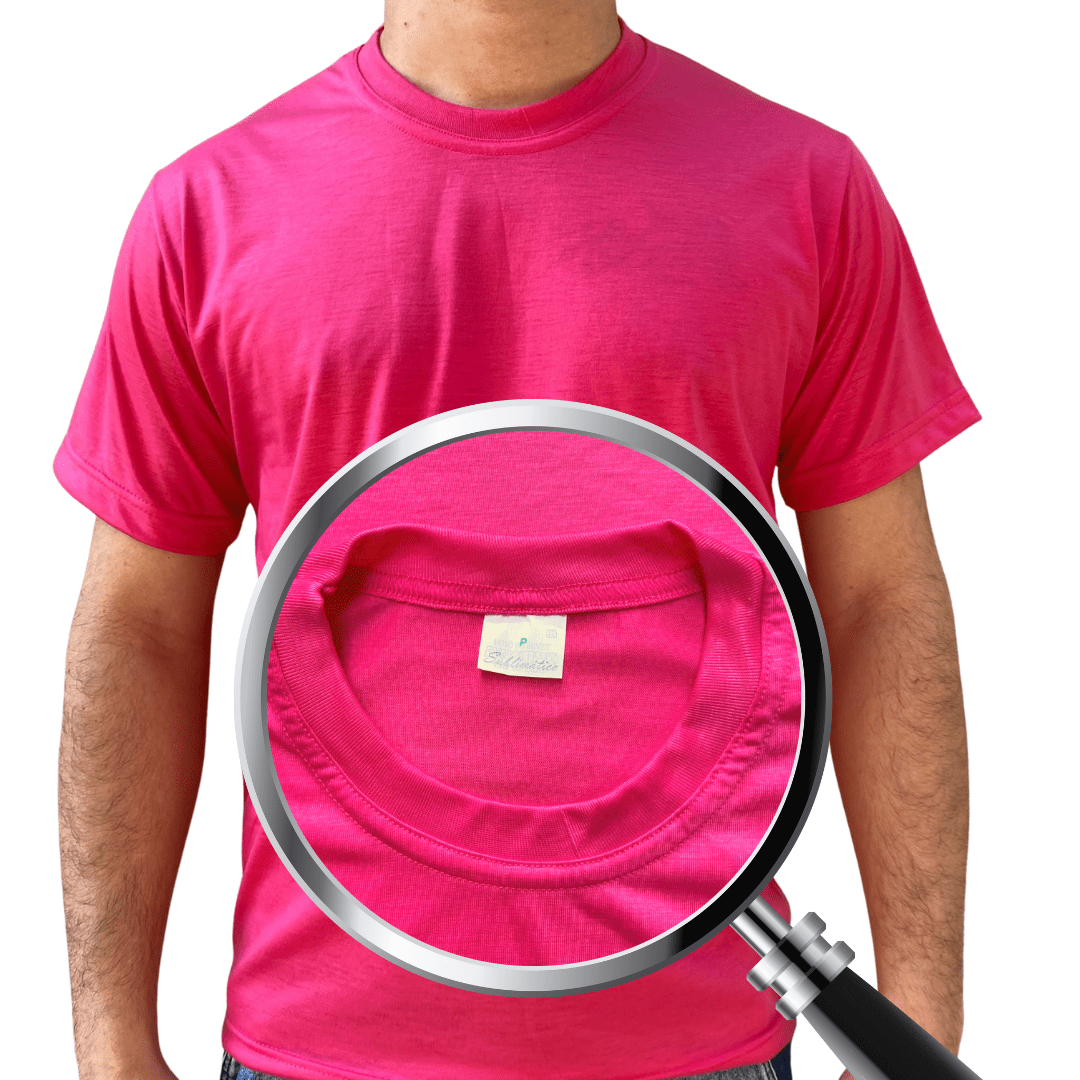 Camiseta Rosa Pink  - LINHA SUBLIMÁTICA