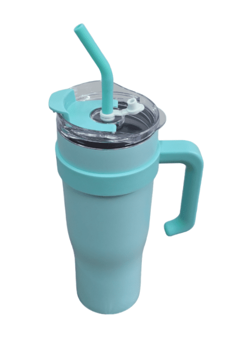 Copo Térmico 1200 Ml Com Canudo De Aço Inox