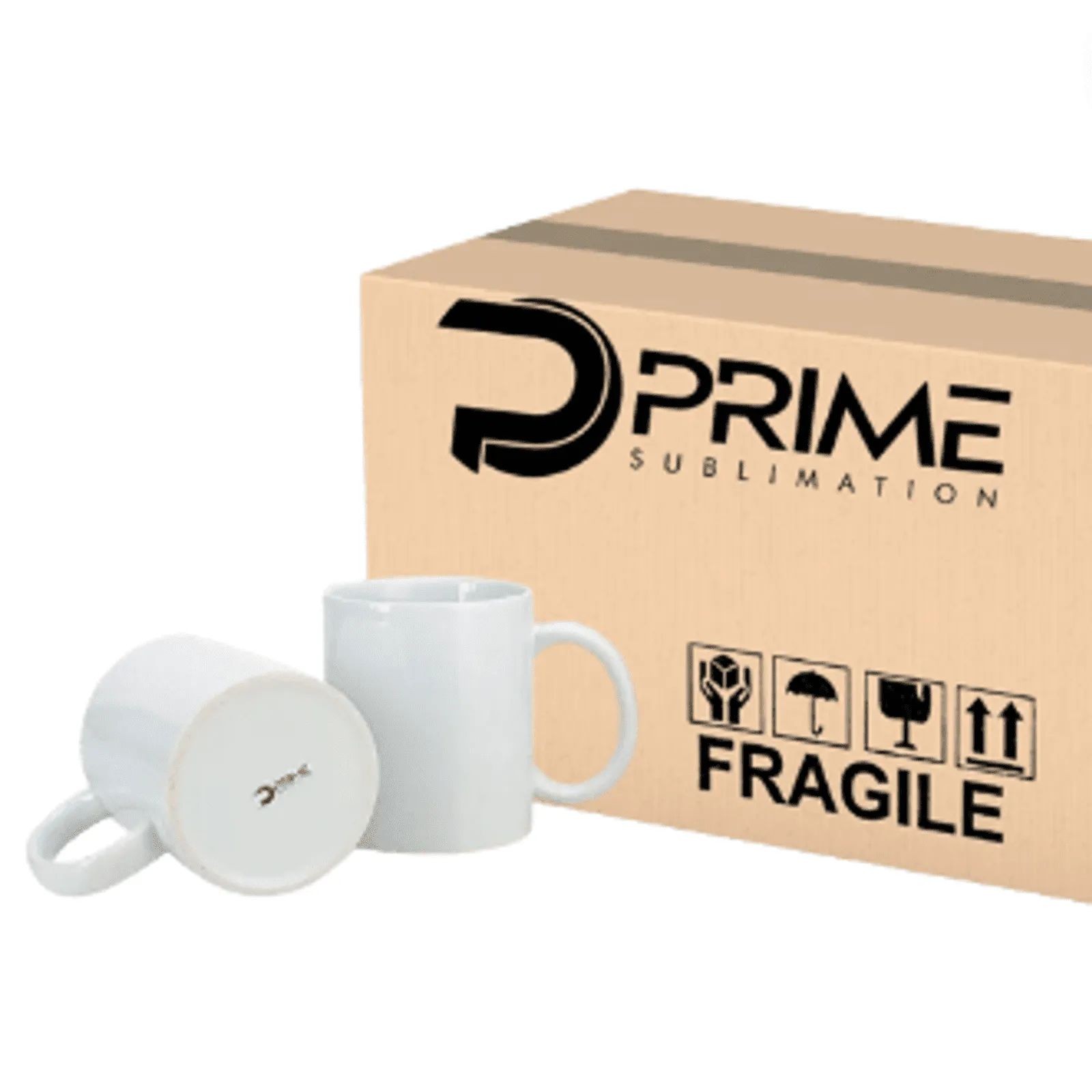 Caneca Branca PRIME cerâmica p/ Sublimação 36 unidades - 325ml Porcelana em Cachoeira do Sul