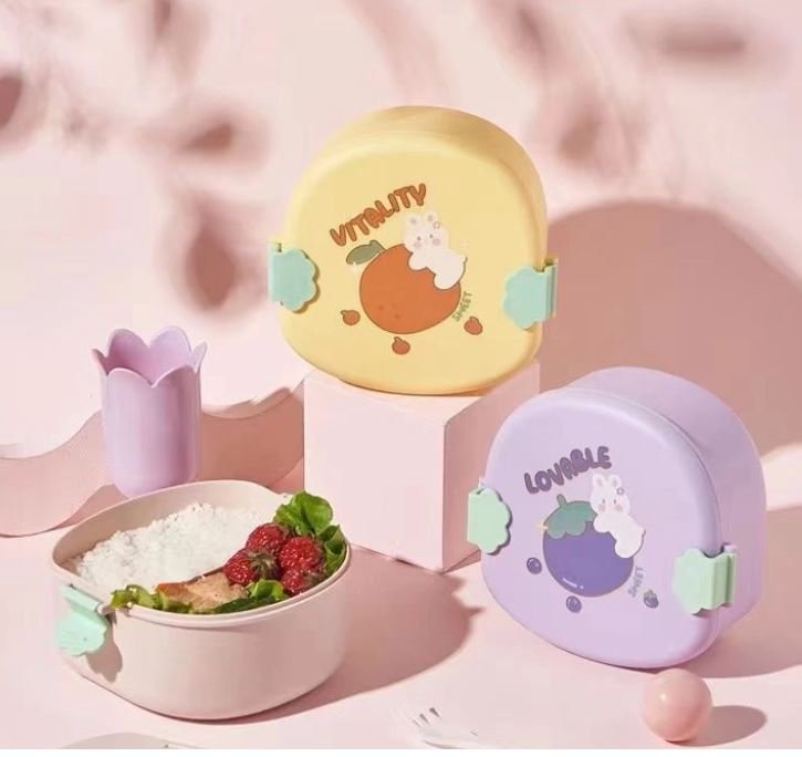 Marmitas Lancheira com Estampas Com Talheres