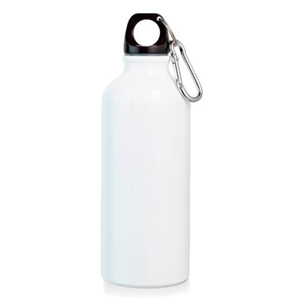 Squeeze alumínio mosquetão - Branco 500ml