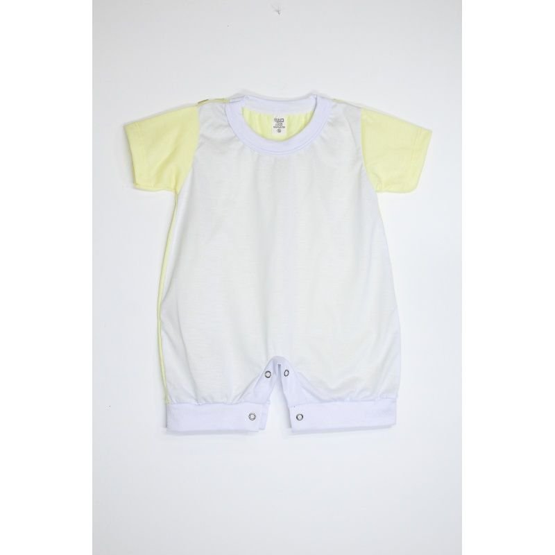 Body Macacão Raglan - Amarelo
